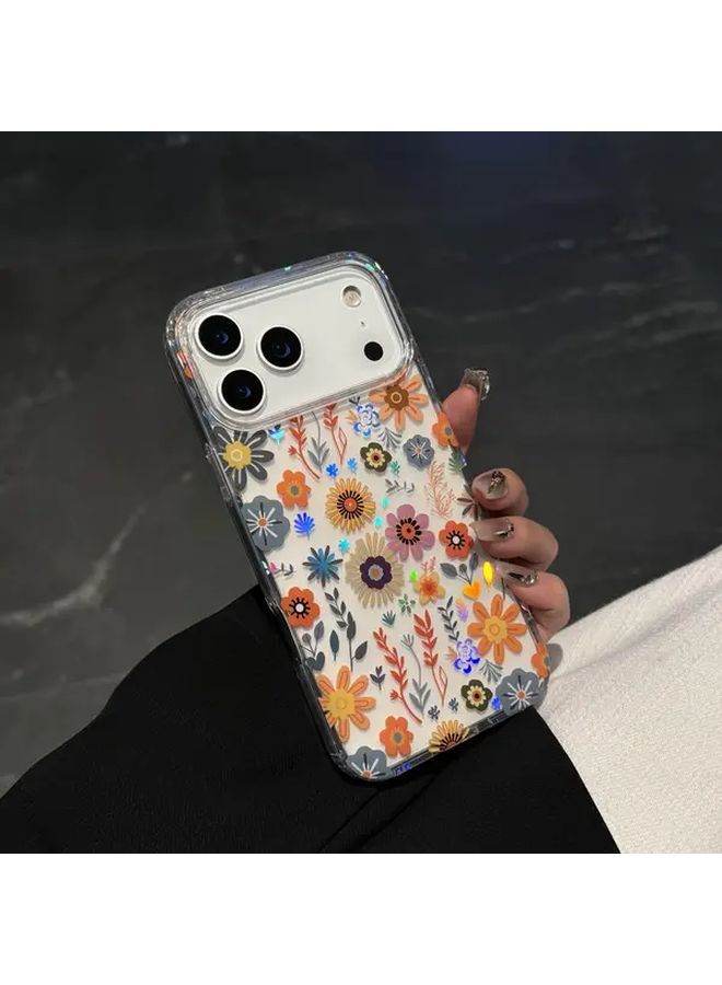 Floral Transparent Full Body Phone Case For Apple iPhone 12 Pro Max Mixed Color 1 Unique Cute Design Perfect Gift Family Friends Daily Essential Stylish Trendy Accessory Lightweight Snug Fit - Image 3