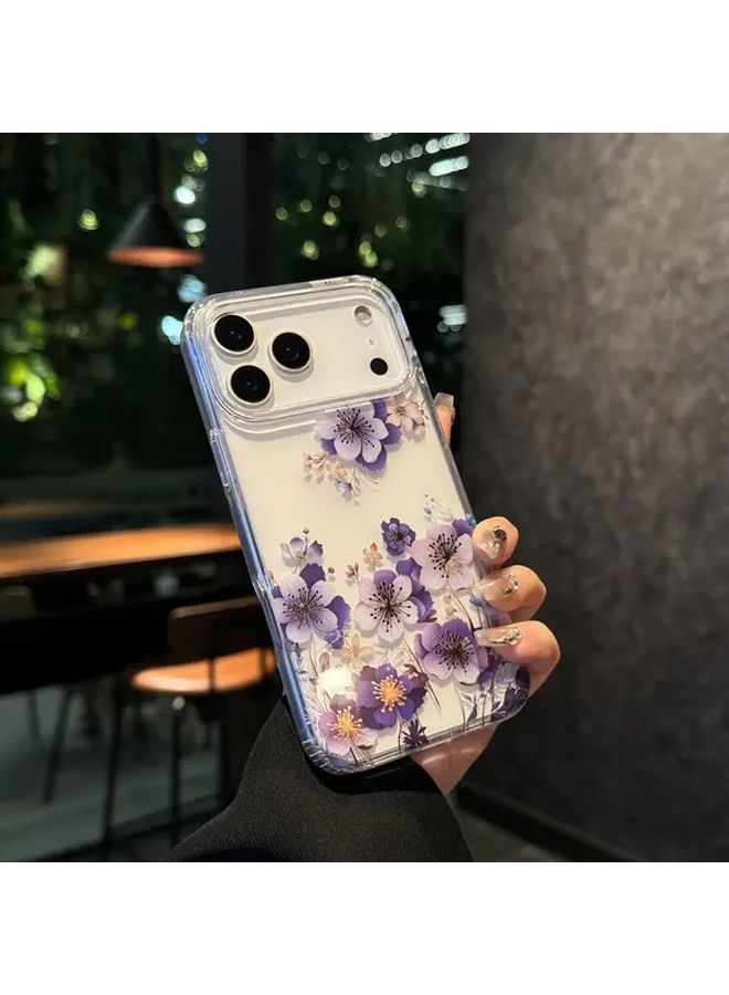 Floral Transparent Full Body Phone Case For Apple iPhone 12 Pro Max Mixed Color 1 Unique Cute Design Perfect Gift Family Friends Daily Essential Stylish Trendy Accessory Lightweight Snug Fit - Image 4