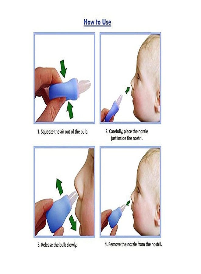Miracle Moms Baby Nose Cleaner/Nasal Vacuum Sucker Mucus Snot Aspirator for Babies (Pink+ Blue, One size) - Image 5