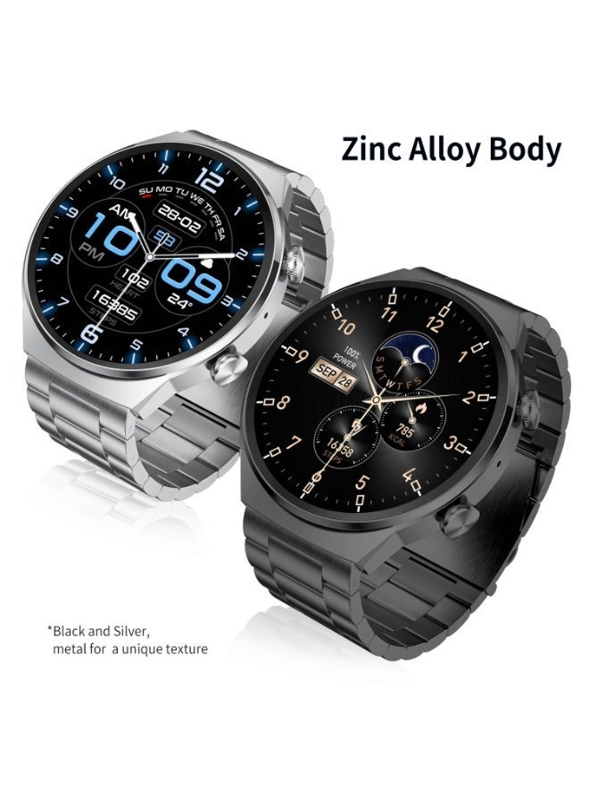 G-Tab GT3 Pro Max AMOLED Smart Watch with Bluetooth Calling, Full Touch Display, Health Monitoring, Multi-Sport Modes, Waterproof Design, Long Battery Life & Stylish Straps for Men & Women - Image 2