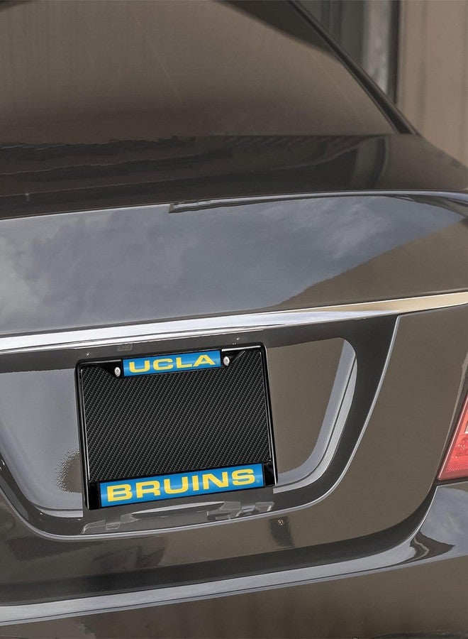 Rico UCLA Bruins NCAA Black Metal Laser License Plate Frame - Set of 2 - Image 3