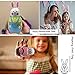 GRPSKCOS Easter Bunny Russian Nesting Dolls Toys for Kids 5pcs Animal Rabbit Wooden Matryoshka Dolls Handmade Easter Decoration Gifts09 Rabbit - Image 4