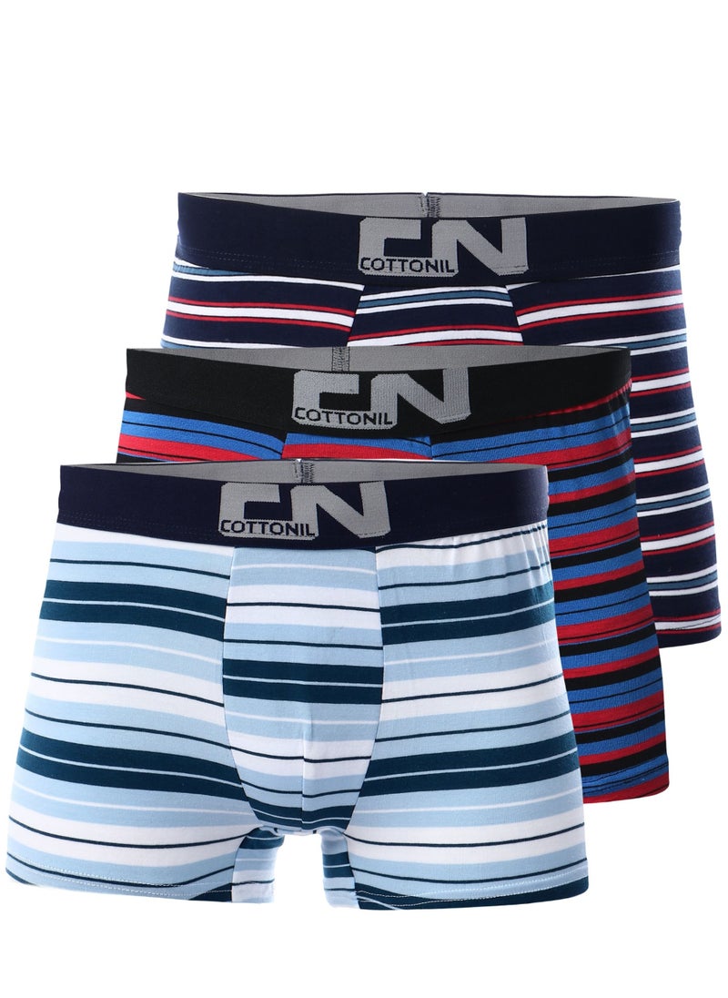 COTTONIL - Bundle Of Three Mens Boxer Briefs - Image 1