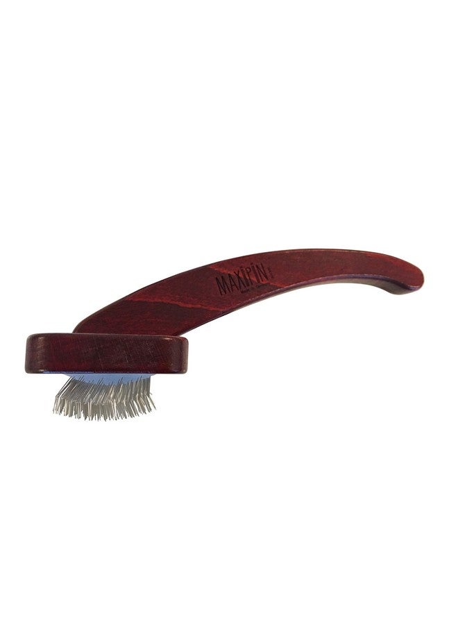 مارس كوت كينج فرشاة العناية بالكلاب Mars Professional Dematting Undecoat Slicker بمقبض خشبي، مصنوعة في ألمانيا، بطول 7 بوصات - Image 1