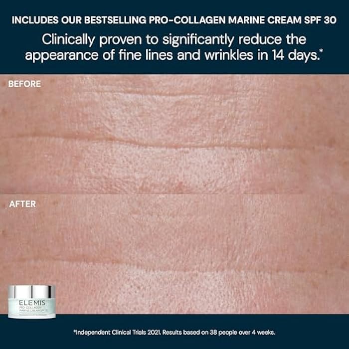 ELEMIS Pro-Collagen North Stars | Cleansing Balm & Marine Cream SPF 30 | Anti-Aging Skincare Duo, Hydrating Face Cleanser & Moisturizer Luxury Gift Set - Image 2