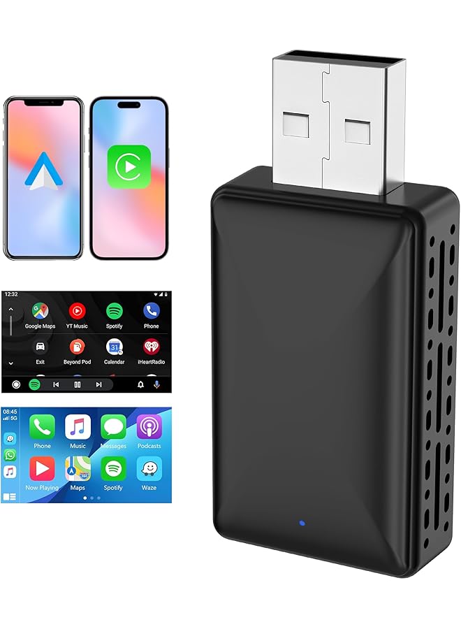 Generic Wireless Carplay Adapter For Oem Wired Carplay/Android Auto Cars From 2016+ To Wireless Connection  - Image 1