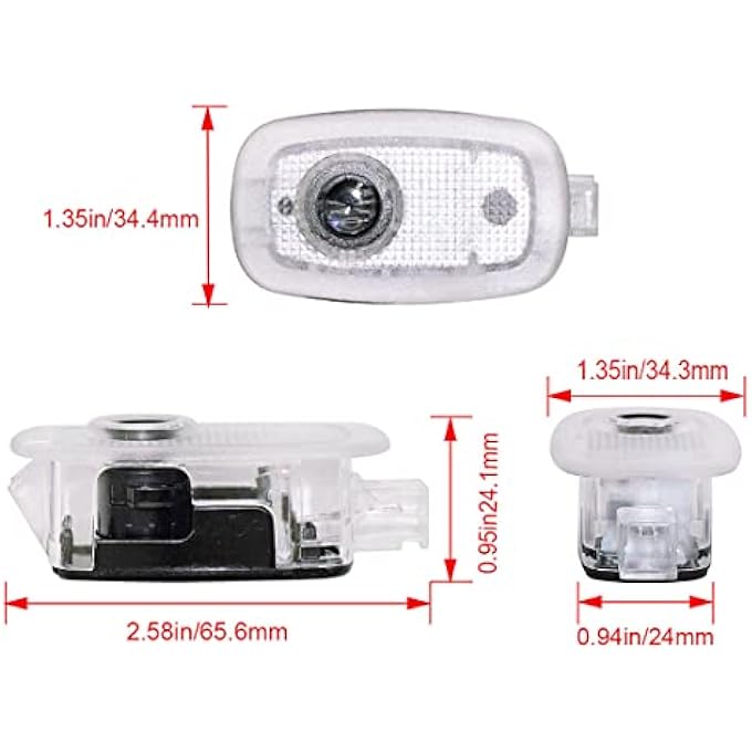 Taruimoo Car Door Logo LightsCar Door Led Logo Projector Welcome Lamp Door Light Puddle Light 2Piece Fits For S Class W221 S500 S350 S63 S65 20062013W221 SClass - Image 4