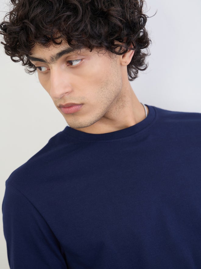 Styli Men Regular Fit Cotton Rich Jersey T-Shirt - Image 4