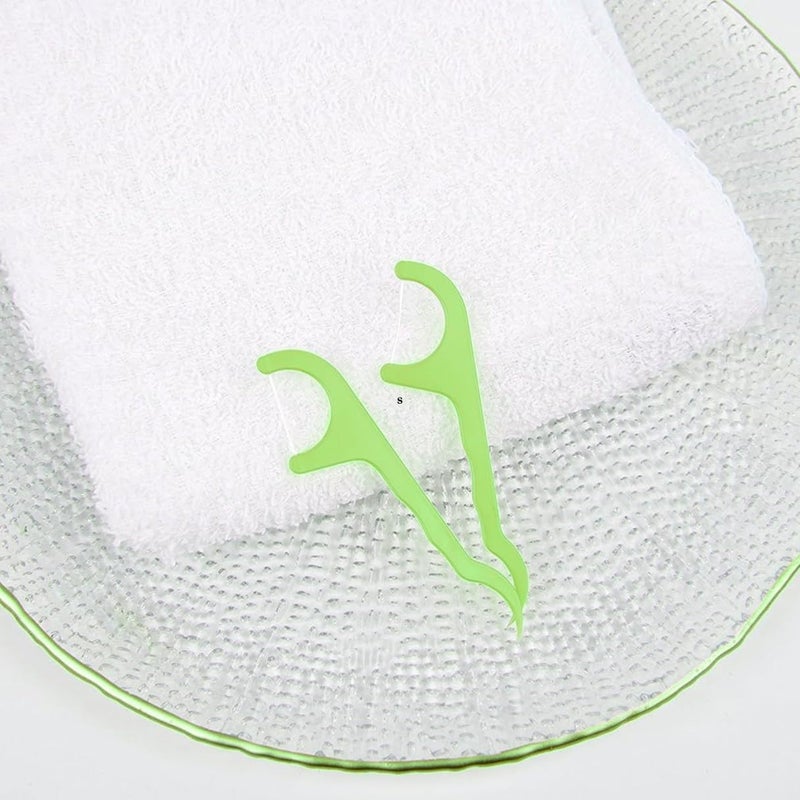 Royalkart 3 in 1 Dental Floss Picks Mint flavored flosser with tongue cleaner and toothpick for fresh breath and healthy gums(Pack of 4) - Image 5