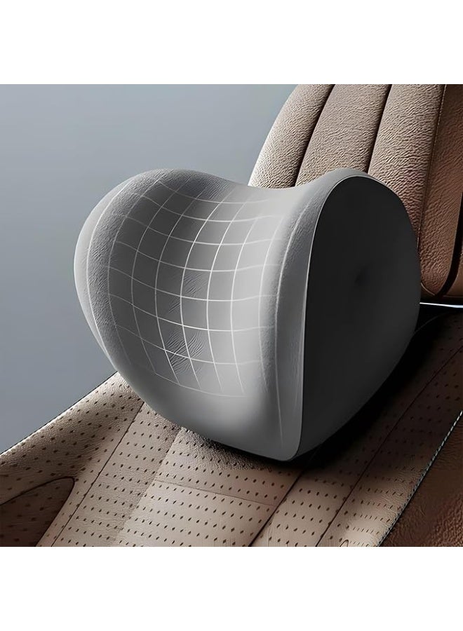 Ergonomic Car Lumbar Support & Headrest Kit - New Design Back Support Pillow with Adjustable Strap - Practical for Office Chair, Truck & Wheelchair - Image 3