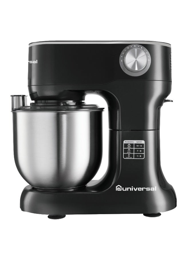 يونيفرسال عجان كهربائي 1200 وات ,5.5 لتر , وعاء استانلس ستيل - اسود