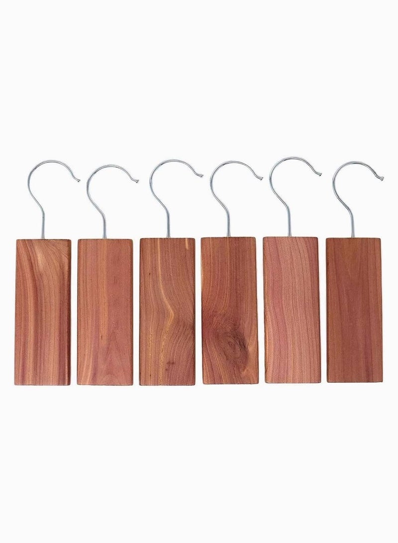 KASTWAVE Cedar Blocks for Closets Storages Natural Organic Moth Repellent Wardrobes Drawers Protection Odor Remover Pack of 6 - Image 1