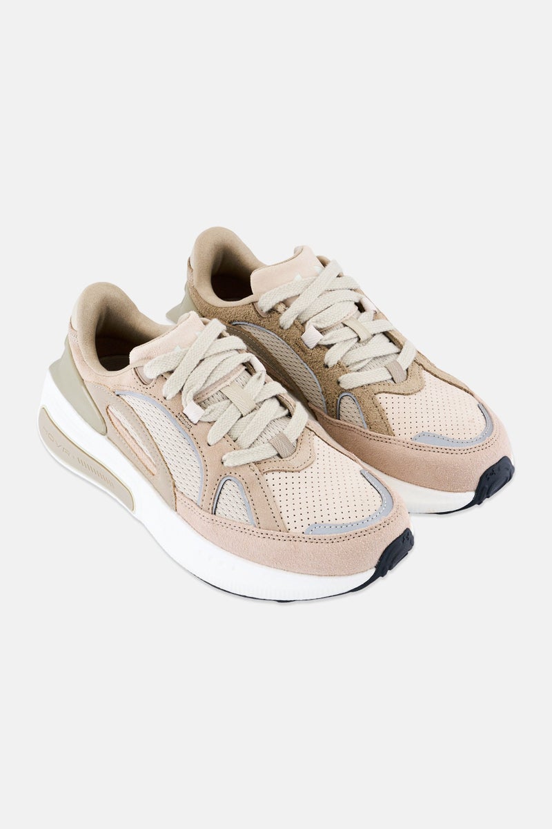 UNDER ARMOUR أحذية خارجية فاخرة للأطفال الأولاد Phantom 4، بيج - Image 3