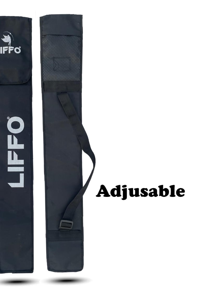 Liffo ® Wooden Baseball bat Heavy Duty with Hockey Stick with Cover - Image 3