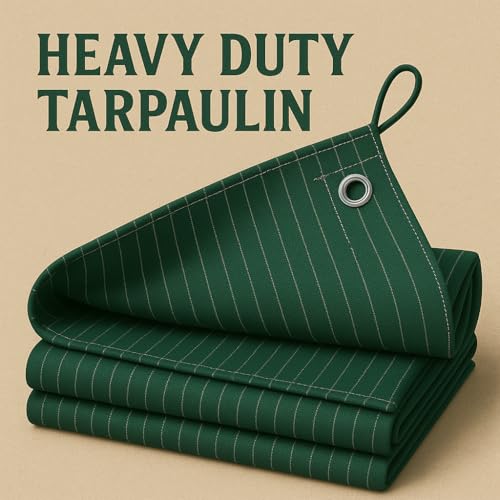 SR TRENDS 1000 GSM Waterproof Tarpaulin | Durable, UV-Resistant Tarp for Outdoor, Construction & Camping (Canvas Lining, 6 x 7.5 FT) - Image 4