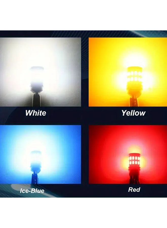 Yellow 2pcs LED Indoor Lighting Kit T10 W5W Lens Projector 720 Spherical RV Ceiling Map Cabinet Light - Image 5