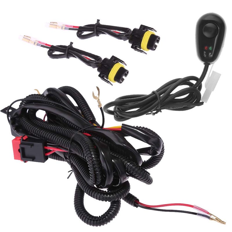 MDEOOSKY Fog Light Wiring Harness Kit Fog Lamp LH+RH Replacement for Chevy Silverado 1500 1500HD 2500HD 2500 3500 3500HD 2003-2006(2007 Classic) - Image 2