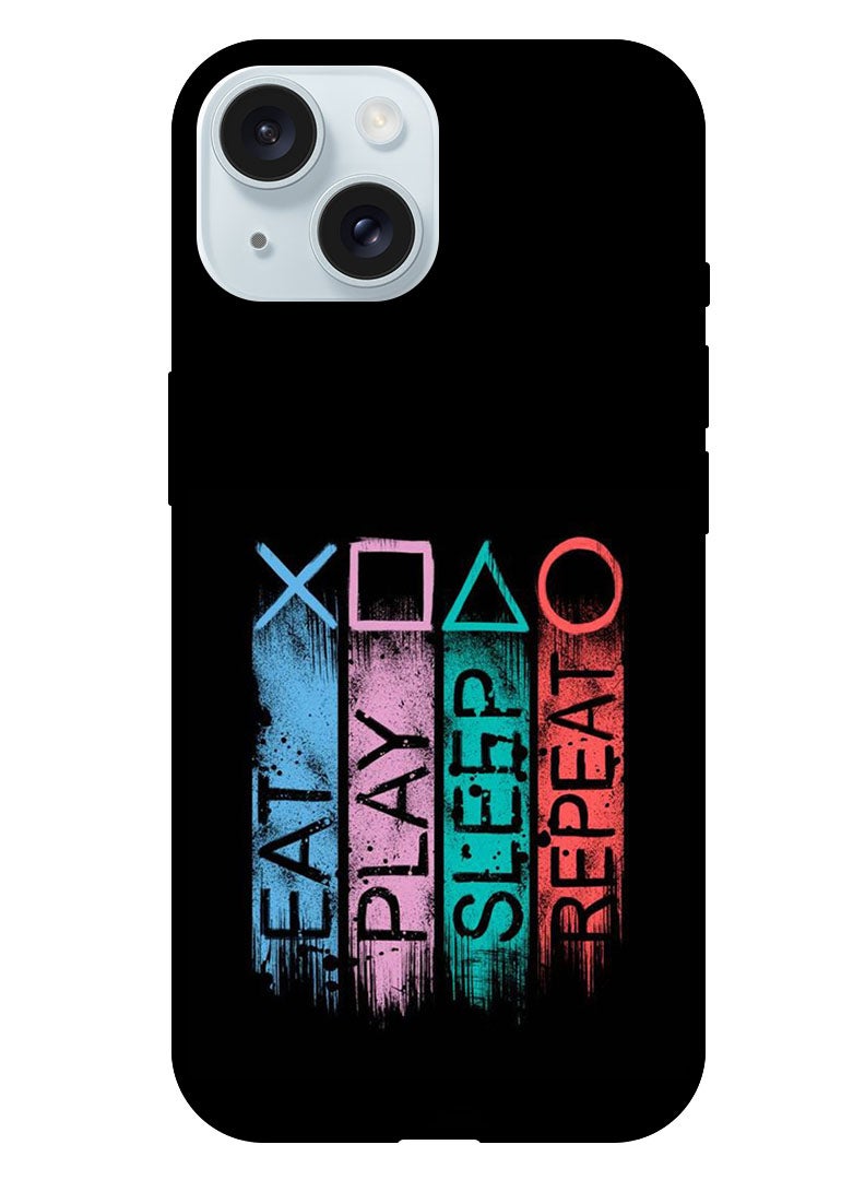 Theodor Protective Case Anti Scratch Shock Proof Bumper Cover For iPhone 15 Plus Eat Pla - Image 1