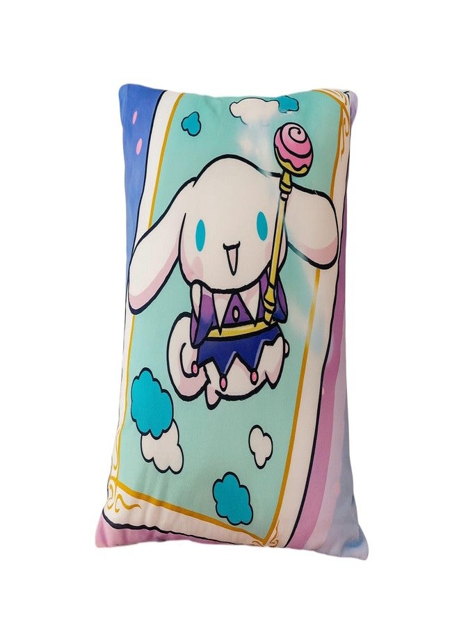ZQBIEE Polyester Kids Cartoon Prints Cushion with Super Soft Fabric Size 16 inch x 16 inch x 2 inch (Green) - Image 1