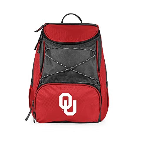 PICNIC TIME NCAA Oklahoma Sooners PTX Insulated Backpack Cooler, Red With Gray Accents, One Size (633-00-100-454-0) - Image 1