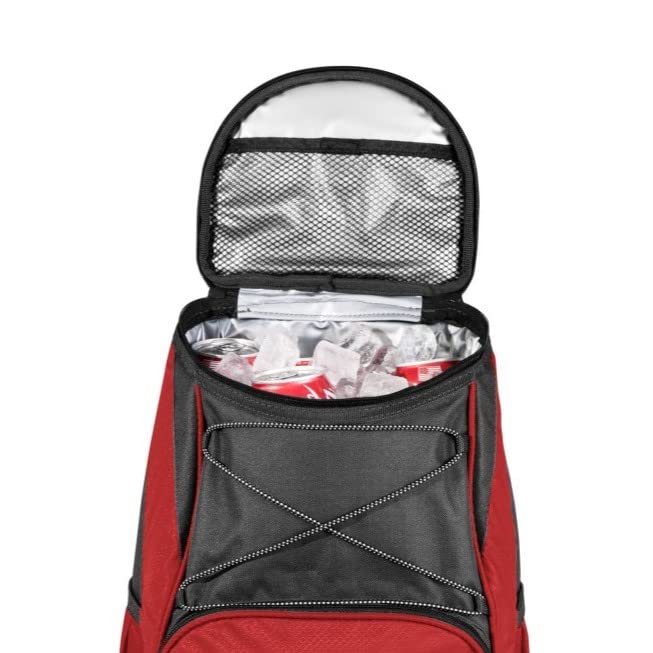 PICNIC TIME NCAA Oklahoma Sooners PTX Insulated Backpack Cooler, Red With Gray Accents, One Size (633-00-100-454-0) - Image 3
