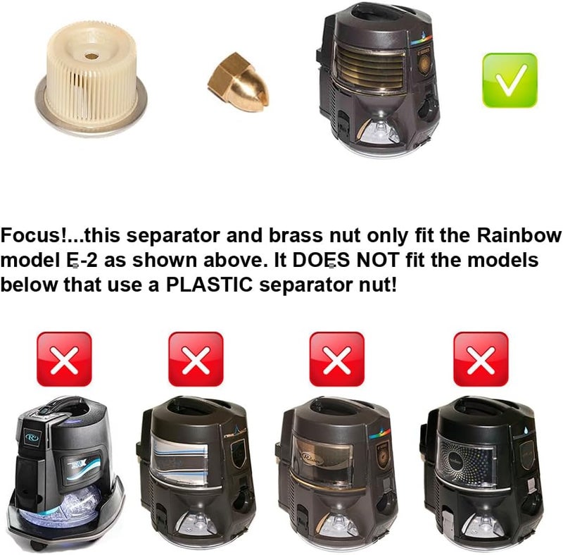 Rainbow Genuine E-2 (eSERIES) Brass Separator Nut - Image 2