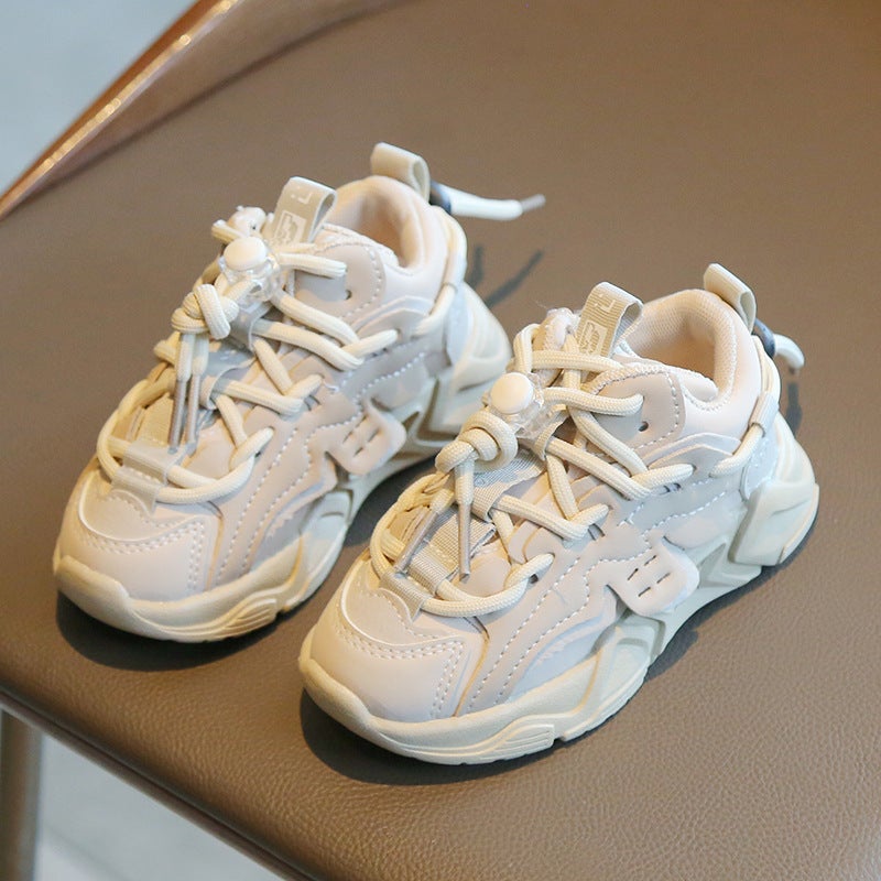 Mesh Sneakers Lightweight Flexible Sole Walking Shoes For Kids Indoor And Outdoor Activities - Image 1