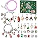 KOLBRIGHT Advent Calendar 2025 Girls Unicorn Charm Bracelets Making Kit 24 Days of Christmas Advent Calendars for Teens Kids Age 612 Unicorns Gifts for Girls 6 7 810 Girl Craft Toys Countdown Calender - Image 3