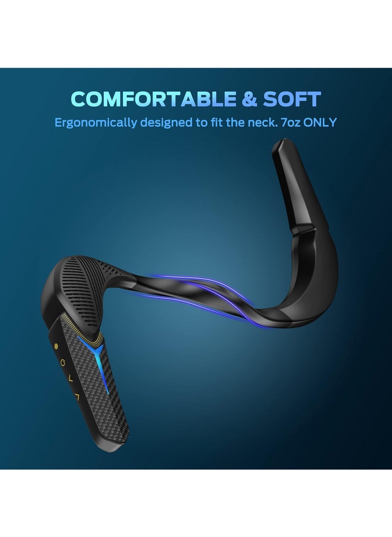 Monster - Stinger Neck Speaker, Neckband Bluetooth Speaker with 10H Playtime, True 3D Stereo Sound, Low Latency, RGB Lights, Built-in Mic, Wireless Wearable Speaker for Gaming Movies Music, Lightweight - Image 1