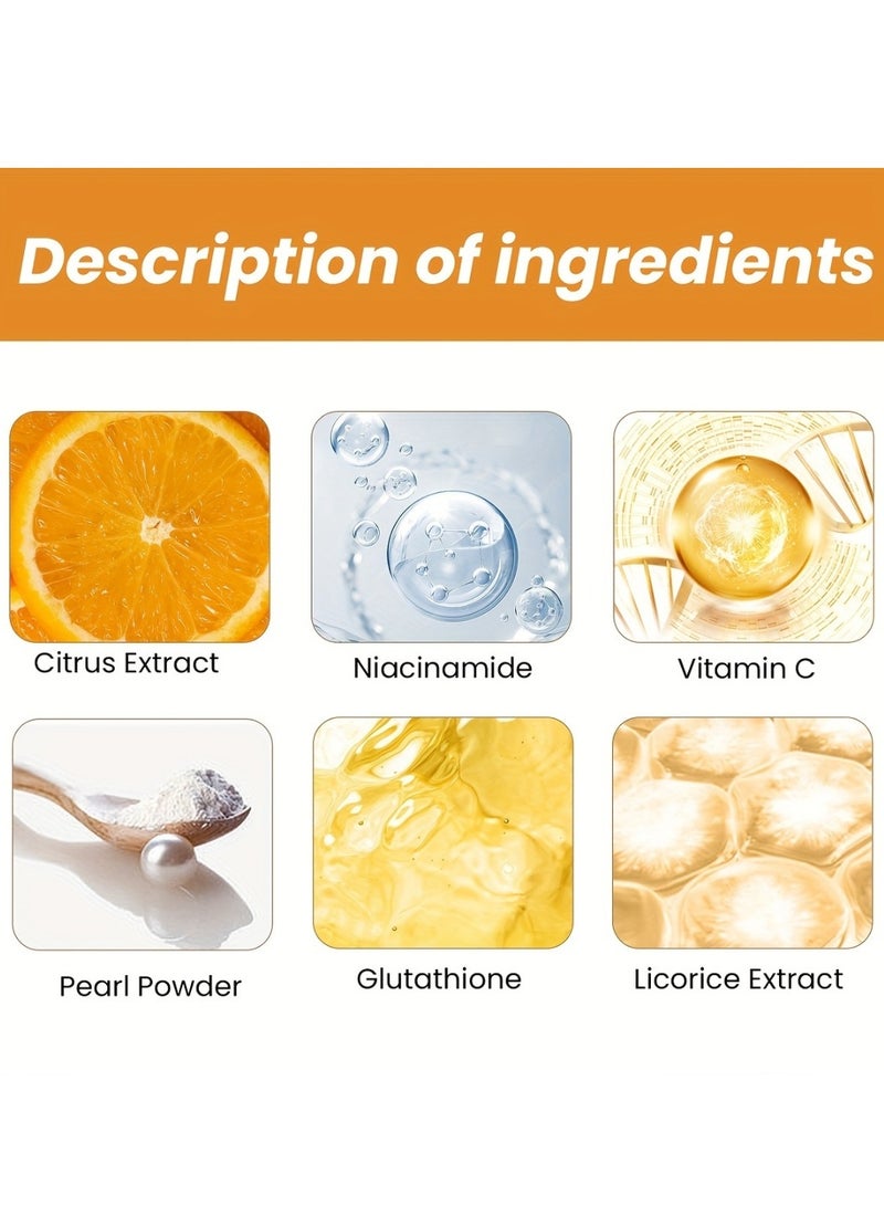 Orange Exfoliating Whitening Gel 50G Dead Skin Exfoliating Brightening Gel Scrub for Face Body and Skin Gentle Exfoliation with Vitamin C Peel Off Exfoliator Scrub Deep Cleansing Face Exfoliate Cleanser