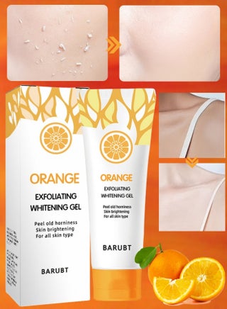 Orange Exfoliating Whitening Gel 50G Dead Skin Exfoliating Brightening Gel Scrub for Face Body and Skin Gentle Exfoliation with Vitamin C Peel Off Exfoliator Scrub Deep Cleansing Face Exfoliate Cleanser - pzsku/Z8EB6417E7E6B33C40524Z/45/_/1737465667/95d01706-ae77-48c8-b43a-2155aad38b5a