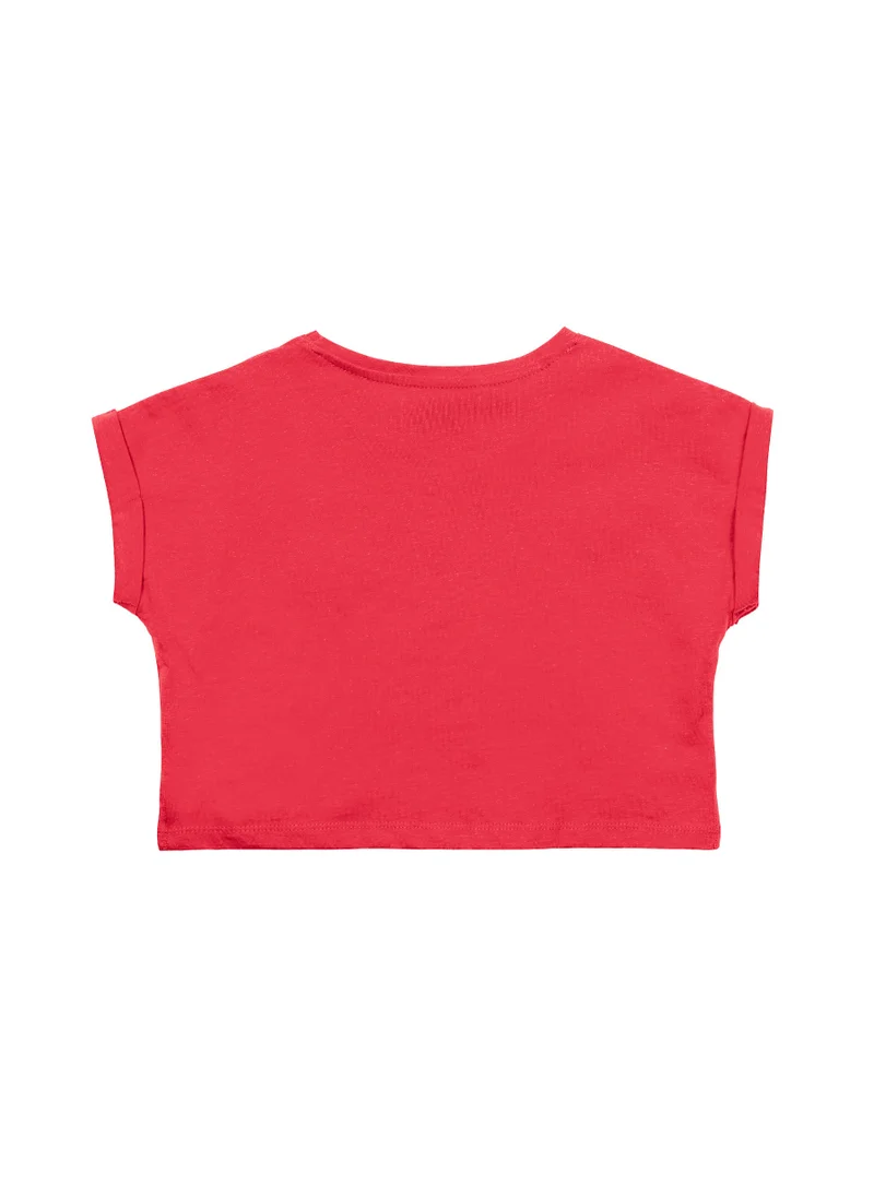 MINOTI Kids Girls T-shirt with pocket