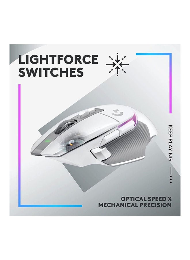 Logitech G502 X Plus Wireless Gaming Mouse - White - Image 5