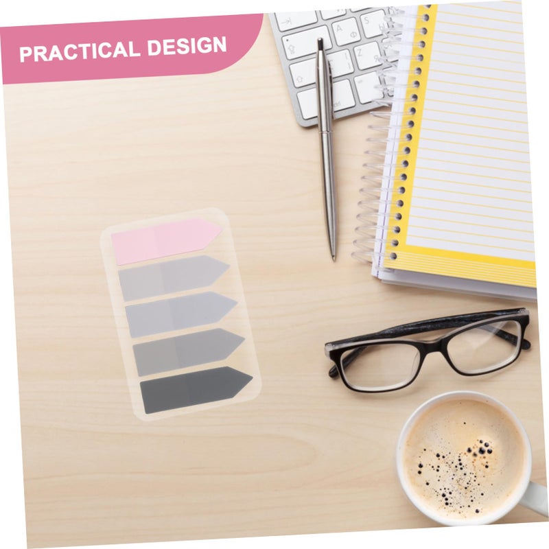 Adhesive Page Markers 10 Sets Arrow Index Tabs Reading Highlight Strips Book Accessory - Image 5