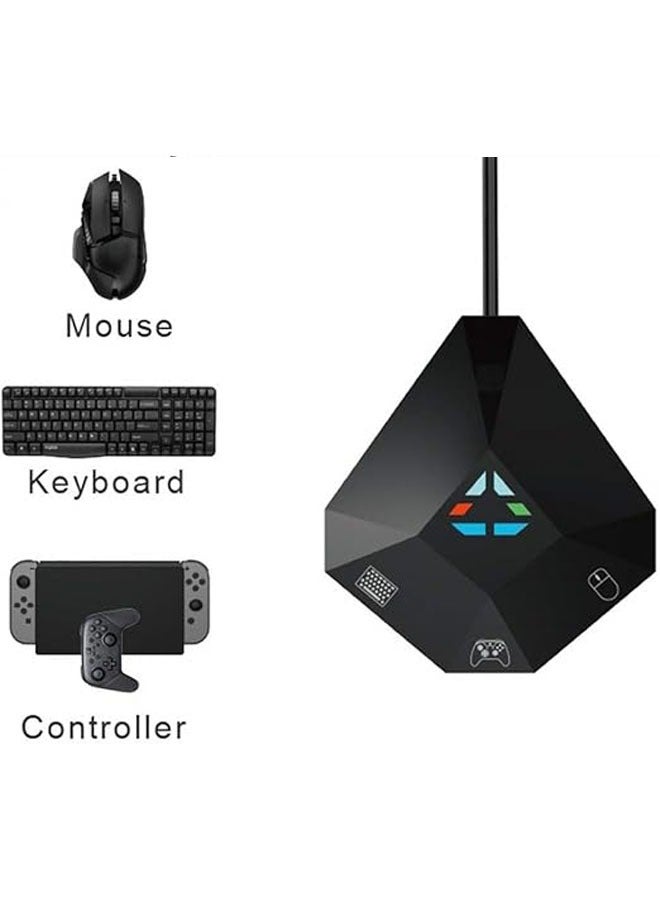 محول لوحة المفاتيح والماوس لأجهزة الألعاب، محول لوحة المفاتيح والماوس متوافق مع Nintendo Switch وPS4 وPS3 وXbox One وXbox 360 - Image 3