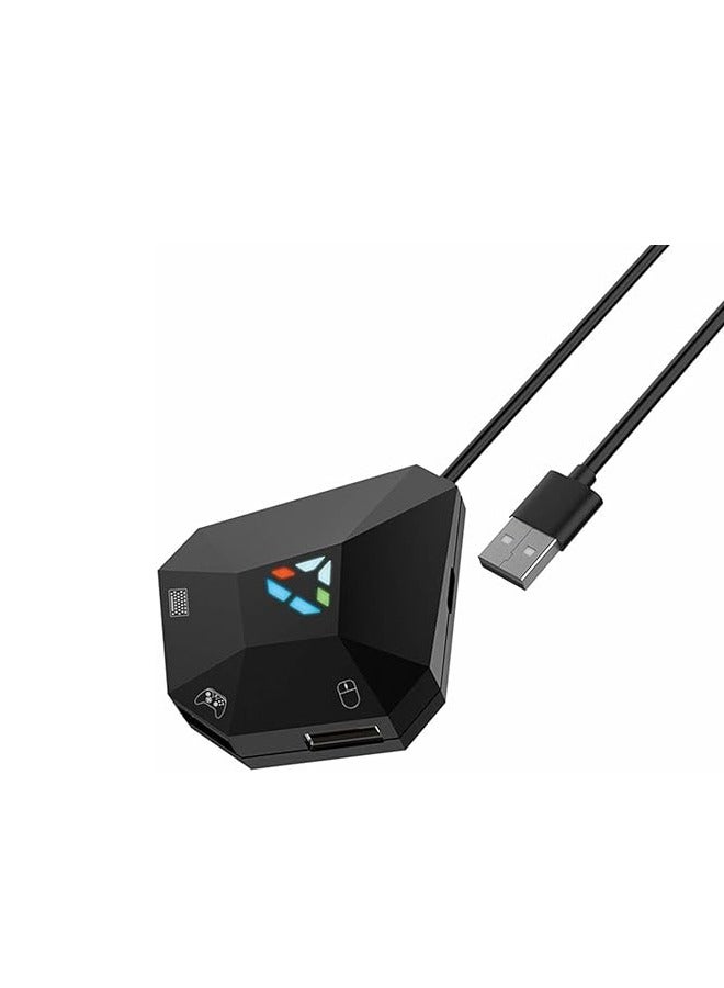 محول لوحة المفاتيح والماوس لأجهزة الألعاب، محول لوحة المفاتيح والماوس متوافق مع Nintendo Switch وPS4 وPS3 وXbox One وXbox 360 - Image 1