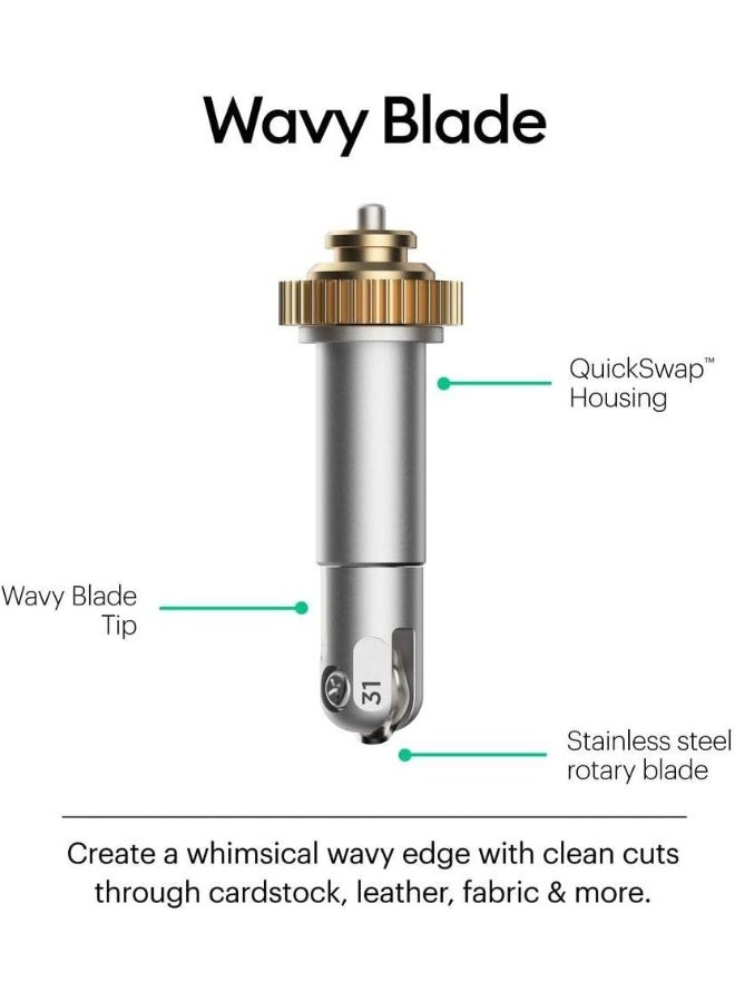Cricut 2006838 Housing Quickswap Wavy Blade + Housing Silver - Image 3