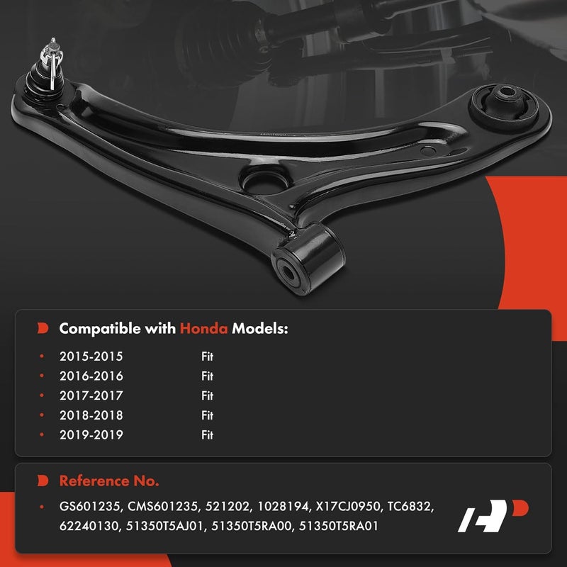 A-Premium Front Right Lower Control Arm for Honda Fit - Image 2