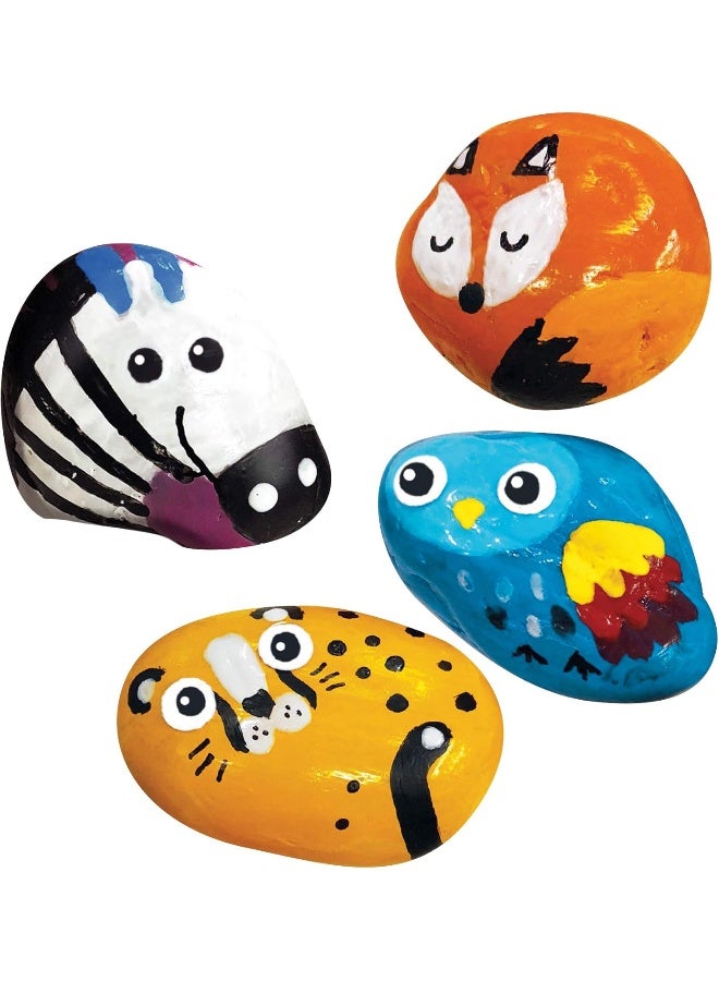 4M Little Craft Garden Stone Painting & Making Kit – Paint Decorative Garden Stones with Bright Designs | Arts & Crafts Activity for Kids Ages 5+ | Creative Garden Decor & Gift | 00‑04766 - Image 2