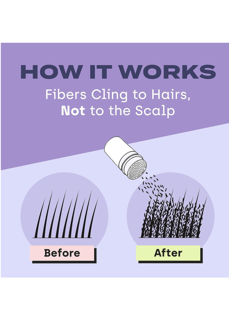 Toppik Hair Building Fibers for Men & Women to Conceal Thinning Hair Instantly - Dark brown 27.5g