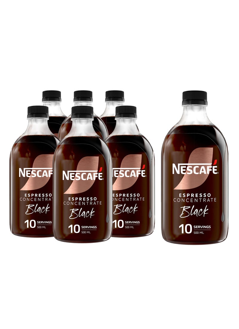 Nescafe Espresso Concentrate Black 500ml Pack of 6 - Image 1