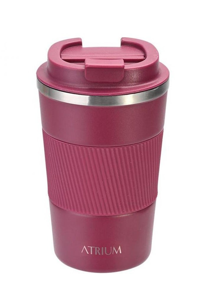 أتريوم كوب كوب معزول ساخن/بارد، سعة 360 مل (12.67 أونصة)، لون عنابي - Image 2