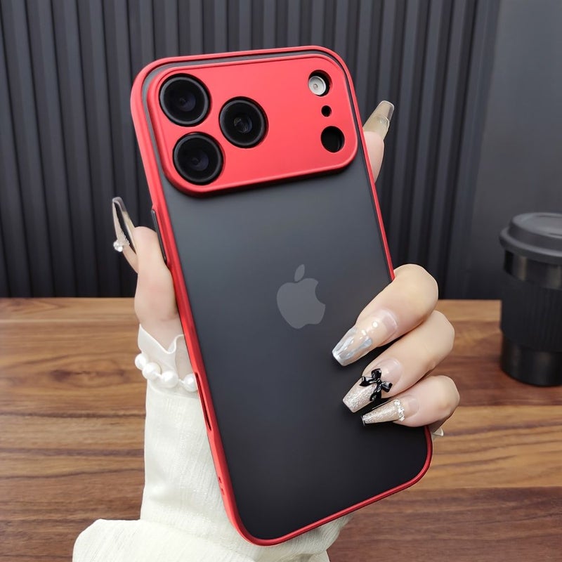 Green Matte Armor Phone Case Compatible with iPhone 13 Shockproof Transparent Clear Wireless Charging Hard Back Cover Camera Protection - Image 3
