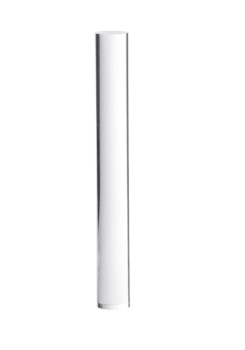 Oytra Clay Roller Acrylic Rolling Rod Pin Clear Transparent Craft Tool for Polymer Clay Cake Fondant Bar Roll Stick for Shaping Sculpting Smoothing for Beginners Artists - Image 1