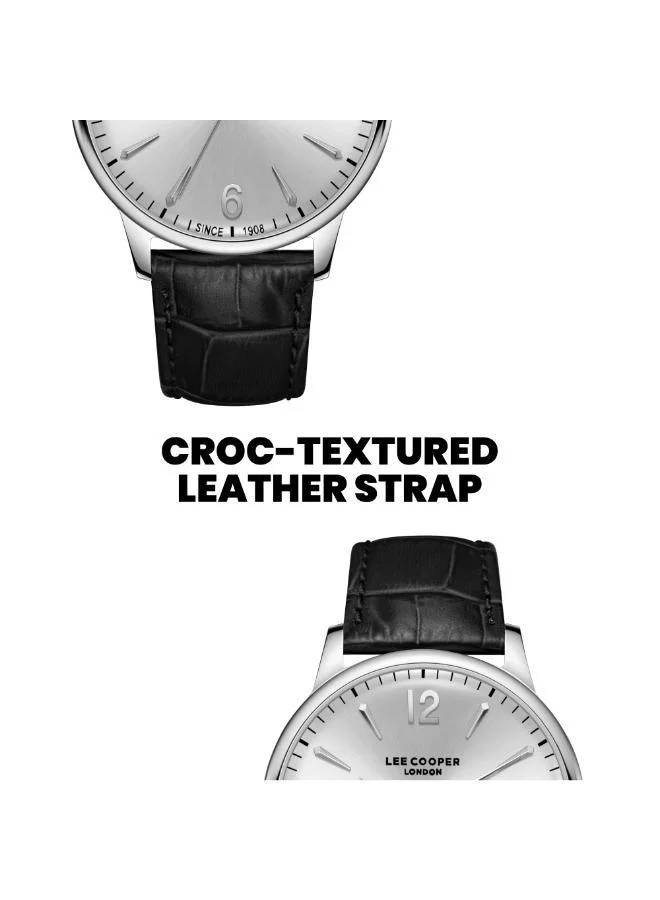 Lee Cooper  Men's Leather 3H Watch LC08379.331 - 40 mm for Men | Best Price UAE