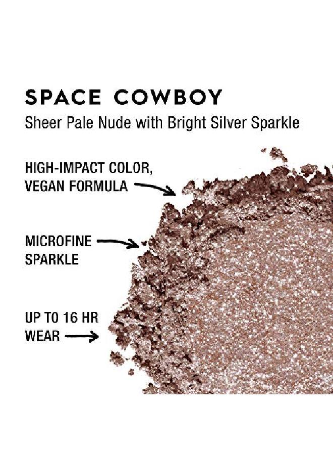 Urban Decay 24/7 Moondust Eyeshadow Compact Space Cowboy - Light Champagne Gold With Silver Sparkle - Maximum Glitter & Velvety Shimmer - Image 3