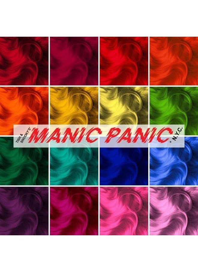 Manic Panic - Blue Lightning Hair Bleach Kit - 30 Volume Developer + Bleach Powder Hair Lightener Lifts up to Five Levels And Eliminates Orange Tones - Vegan And Cruelty Free - Image 1