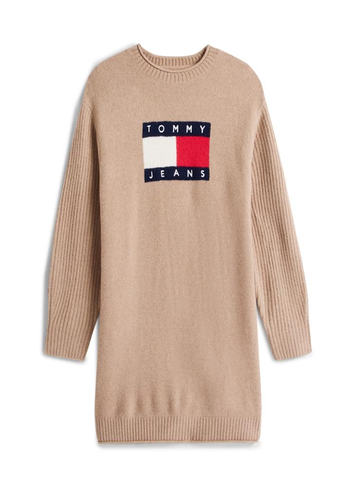 TOMMY JEANS Flag Detail Sweatshirt Mini Dress - Image 5
