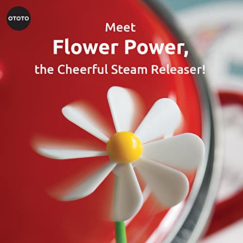 OTOTO New Flower Power Steam Releaser - Fun Kitchen Gadgets - Spinning Flower Lid Holder On Pot & Lid Lifter - Cool Kitchen Gadgets - Cute Gifts for Women, Kitchen Accessories Gadgets - Image 2