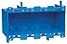 Thomas & Betts Thomas & Betts Carlon B468R Work Outlet Box, 4 Gang, 7.57-Inch Length by 2.89-Inch Width by 3.56-Inch Depth, Blue  - Image 2